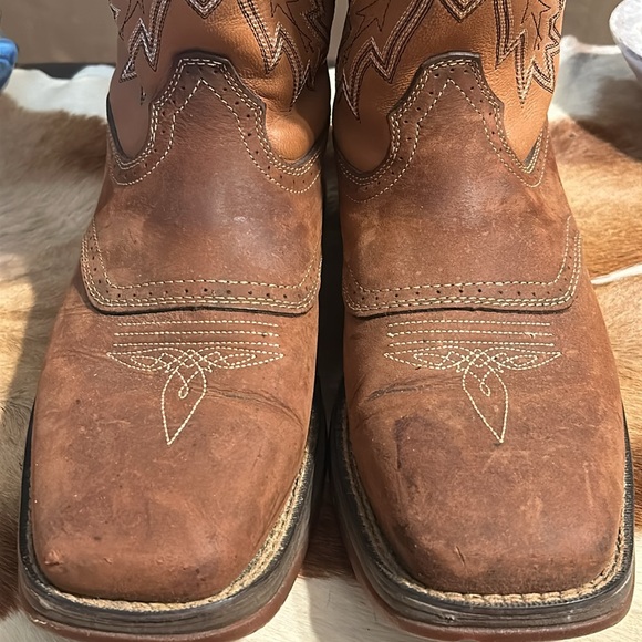🥾Durango Rebel Men’s 11” Western Tan Slip & Oil Resistance Outsole Boots Sz 10D - Picture 15 of 16